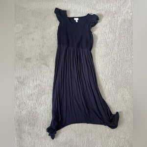 Medium Isabel Maternity Navy blue dress
